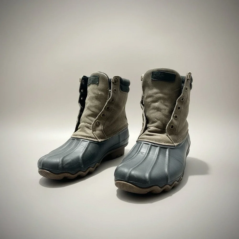 Sperry Top-Sider Winter/Snow Avenue Duck Boot Green/Black Size 11 [STS18187]